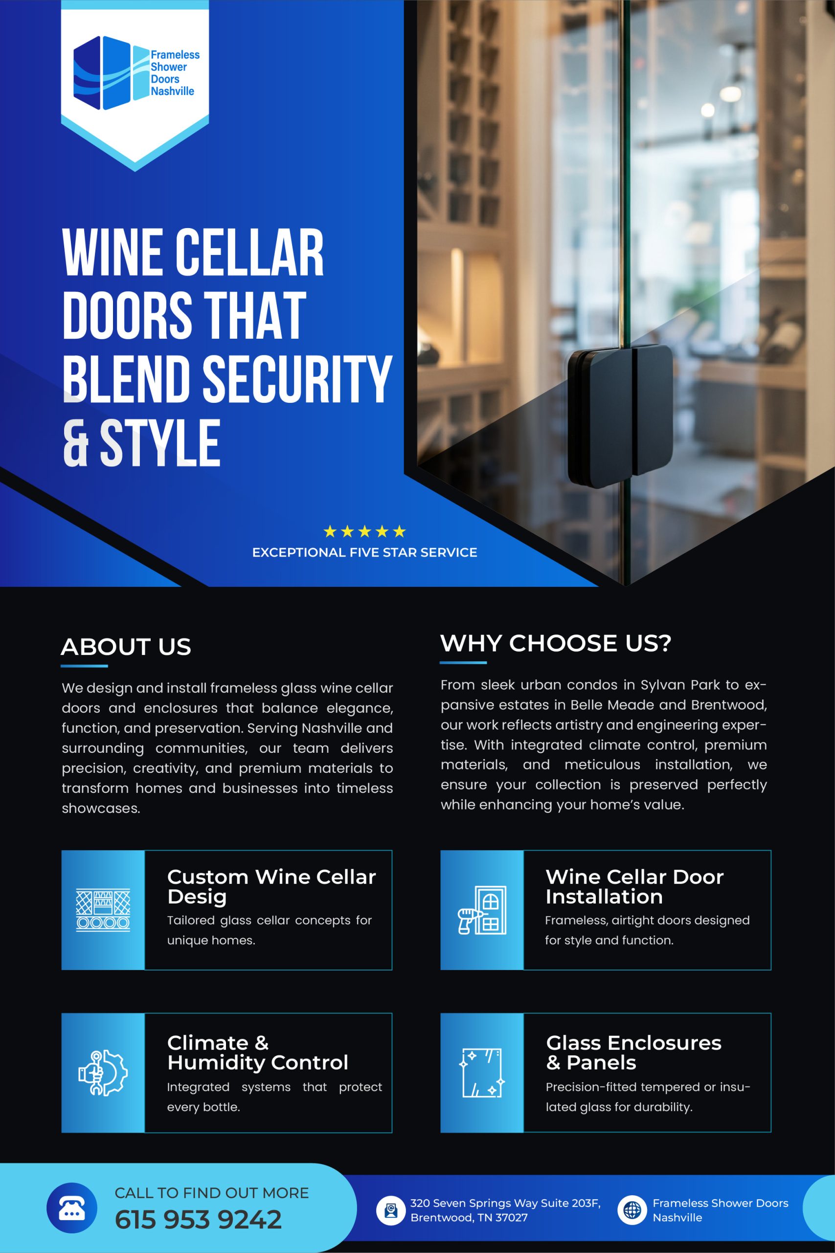 Wine Cellar Doors Installed In Sylvan Park